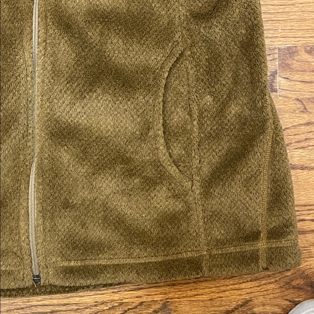 Patagonia Women's Fleece Pullover Tan Brown Kanga Pocket woman’s size M - Picture 10 of 16